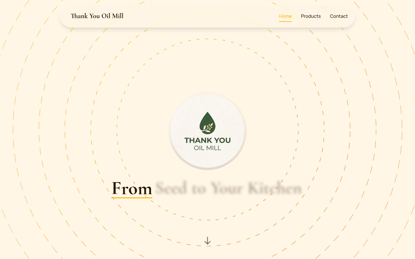 GoldenPress Oil Co. webpage screenshot