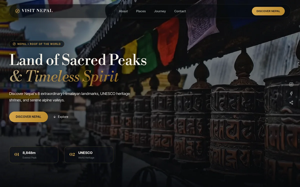Visit Nepal - Project by Kritagya Kafle